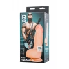 RealStick Elite Oliver Dildo, TPR, Şeffaf, 18,5 cm