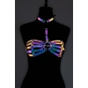 Reflektörlü Kadın İç Giyim, Reflektörlü Sütyen Harness - APFT224