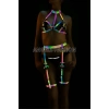 Reflektörlü Özel Tasarım Seksi Harness Jartiyer Takım