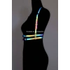 Renkli Reflektörlü Göğüs Harness, Karanlıkta Parlayan Göğüs Harness - APFT205
