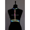 Renkli Reflektörlü Göğüs Harness, Karanlıkta Parlayan Göğüs Harness - APFT205