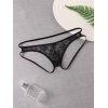 Seksi Dantelli Arkası Açık Seksi Siyah Erkek Külot