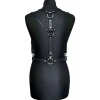 Seksi Deri Omuzdan Baglamalı Göğüs Harness - APFT916