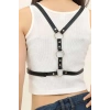 Sırtı Halka Detaylı Şık Deri Harness - Brf800