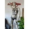Siyah Deri Fantezi Jartiyer Harness Takım - APFT455