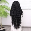 Siyah Fiber Sentetik Tül Peruk