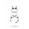 Siyah Harness Takım Deri O-halkalı Ayarlanabilir - Brf1253