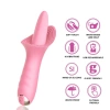 Tırtıklı Dil Vibratör Pembe