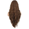 Uzun Su Dalgası Fiber Sentetik Peruk - Kumral