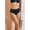 Yüksek Bel Slip Külot Siyah