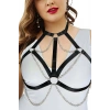 Zincirli Lastik Göğüs Harness - Brf818
