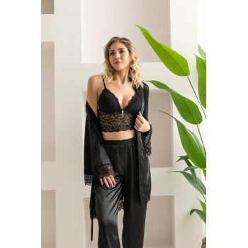 10 PARÇA GELİN SETİ SİYAH (MGP312245)