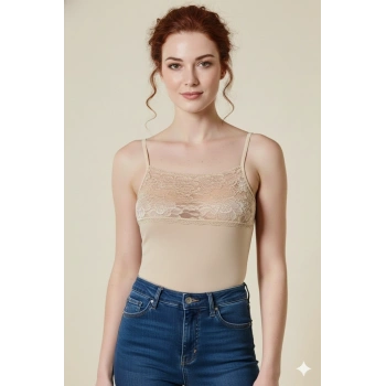 2130 Lyc.süp.geniş Dant.çıtçıtlı Badi