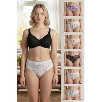 7 Li Desenli Külot Kadın