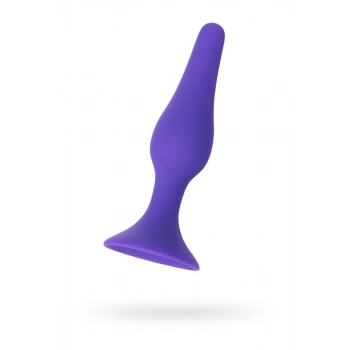 A-Toys by TOYFA  Anal Plug, silikon, mor, 12,5 cm