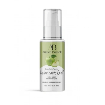 Aurora Boreale Yeşil Elma Aromalı Kayganlaştırıcı Jel 100 ML