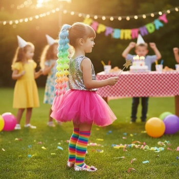 Balon Örgülü Lastikli At Kuyruğu - ACM11