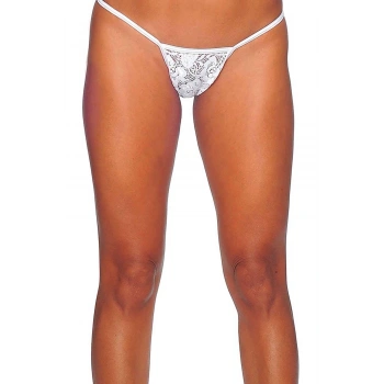 Beyaz Dantelli Tanga Brf1165