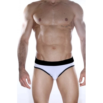Beyaz Jockstrap
