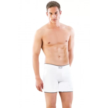 Beyaz Mı Emay 2108 Seamless Uzun Erkek Boxer