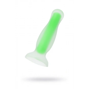 Beyond by Toyfa Victor Glow Karanlıkta Parlayan Anal Plug, Silikon, Şeffaf, 10 cm