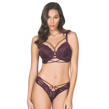 Biye Şeritli Silikonlu Sütyen Takım Kadın 5025