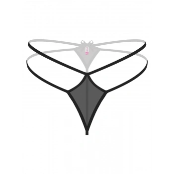 Büyük Beden Siyah Fantezi String Külot