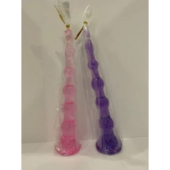 CENSAN 6 Boğumlu 17,5 cm vantuzlu silikon anal plug