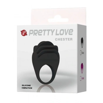 Censan Chester Titreşimli Silikon Penis Halkası