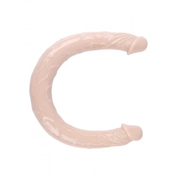 Censan Çift Taraflı Esnek Dildo 40 cm – Gerçekçi Dokulu Ten Renk