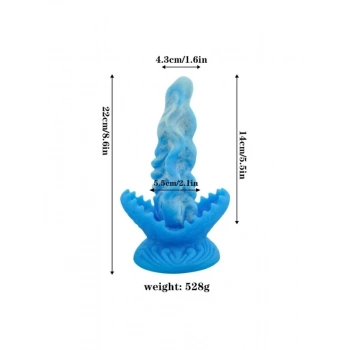 Censan Mavi Canavar Dildo Model 4