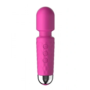 Censan Mini Wand Massager Şarjlı Vibratör - Pembe