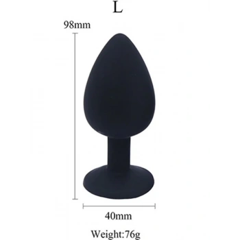 Censan Silikon Anal Tıkaç L Boy