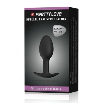 Censan Special Anal Stimulation İçi Ağırlıklı Top Olan Anal Plug Tıkaç