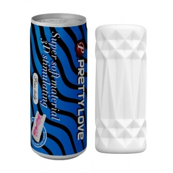 Censan Super Soft Material 3d Stimulating Kola Kutusu Şeklinde Mastürbatör Mavi