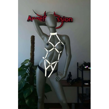 Dansçı Aksesuarları Reflektörlü Body Harness - APFT514