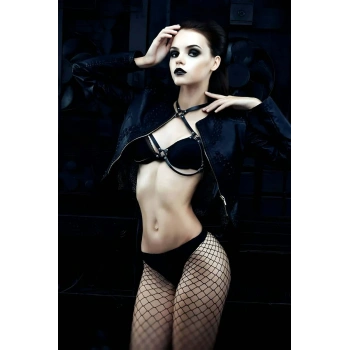 Deri Göğüs Üzeri Fantezi Aksesuar - APFT263