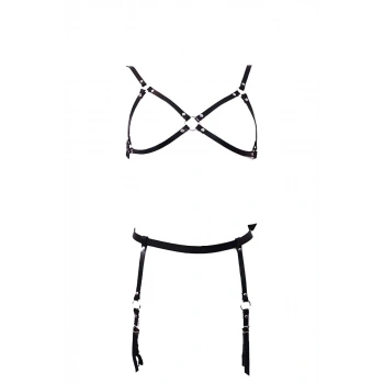 Deri Jartiyer Takım Harness - APFT228