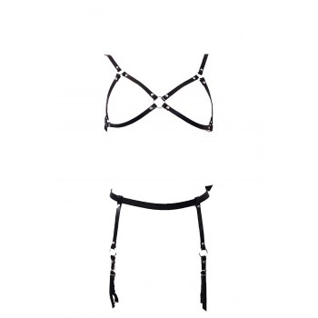 Deri Jartiyer Takım Harness - Brf228