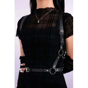 Elbise Üstü Şık Deri Aksesuar - Brf938