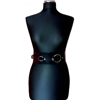 Elbise Üzerine Şık Deri Korse Harness - Brf920