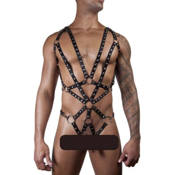 Erkak Lastik Body Harness - Brfm183