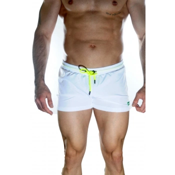 Erkek Beyaz Mini Mayo Short