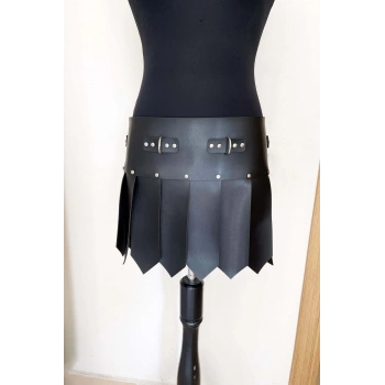 Erkek  Gladyatör Deri Etek - Brfm88