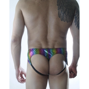 Erkek Renkli Fantezi Jockstrap İç Giyim