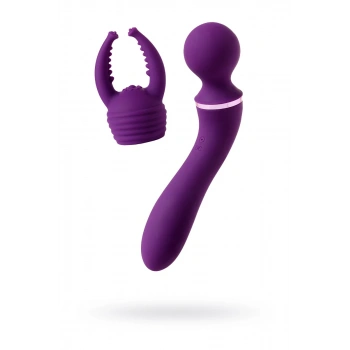 Eromantica Uma çok fonksiyonlu vibratör, silikon, mor, 20 cm