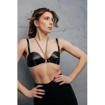 Fantazi Deri Sütyen Harness - APFT1380