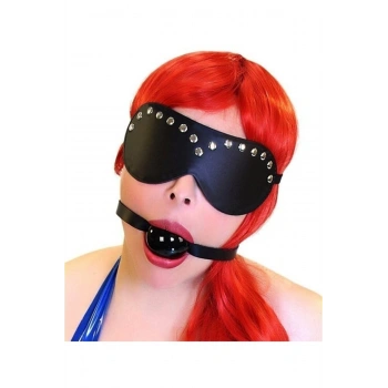 Fantezi Göz Bandı Ve Ağız Topu