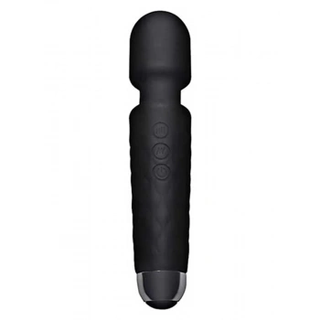 Female Wand Massager Şarjlı Vibratör - Siyah
