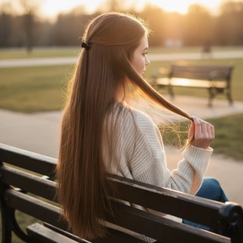 Fiber Sentetik Düz 8 Parça Çıt Çıt - Kumral